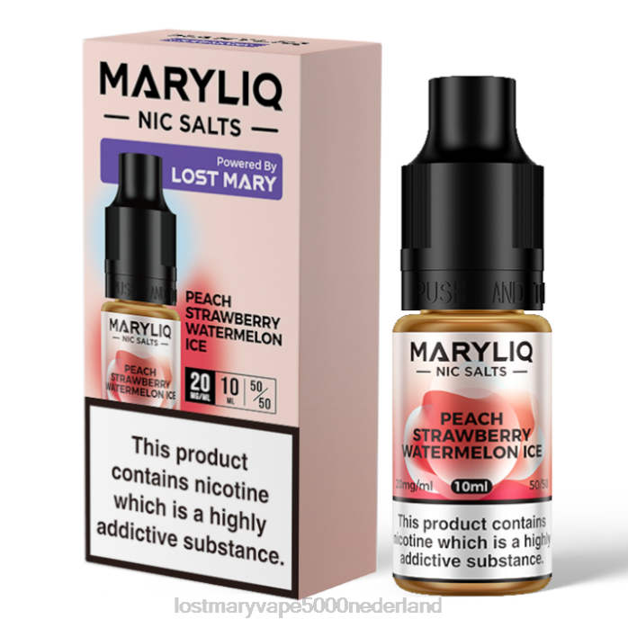 RV0V213 - LOST MARY vape smaken perzik LOST MARY MARYLIQ Nic-zouten - 10 ml