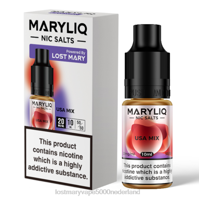RV0V219 - LOST MARY kopen Nederland Amerikaanse mix LOST MARY MARYLIQ Nic-zouten - 10 ml