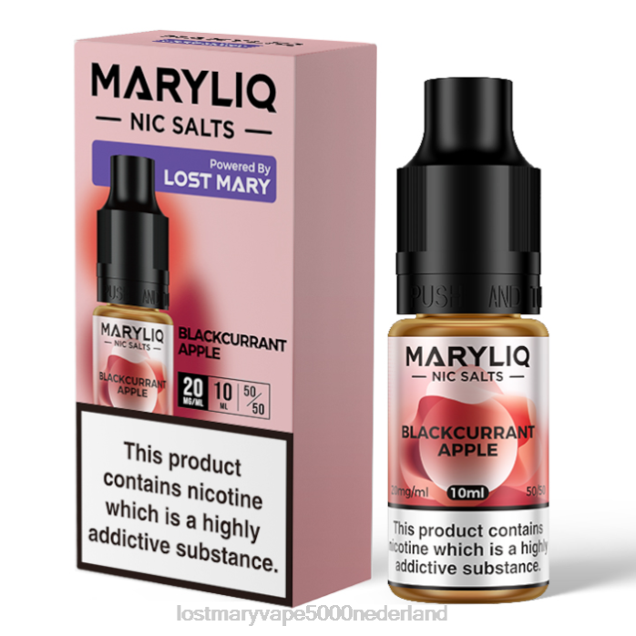 RV0V221 - LOST MARY vape review zwarte bes LOST MARY MARYLIQ Nic-zouten - 10 ml