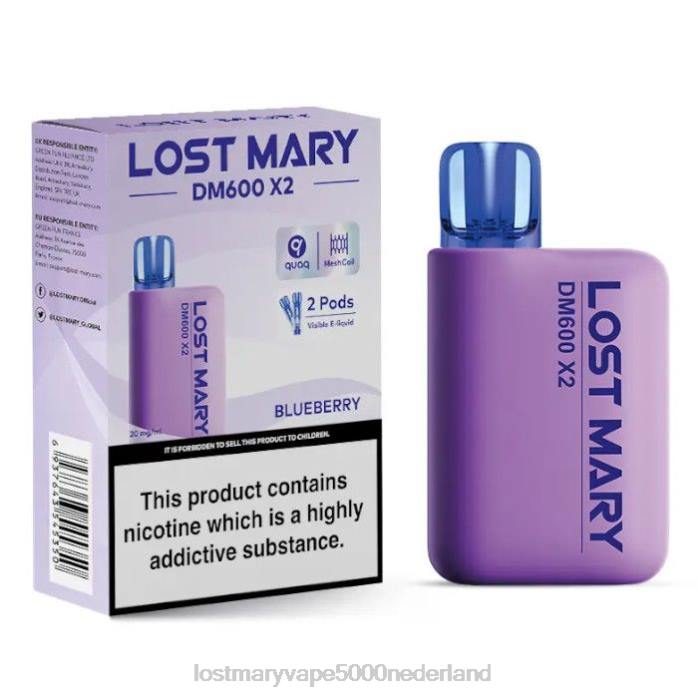 RV0V189 - LOST MARY kopen Nederland bosbes LOST MARY DM600 x2 wegwerpdamp