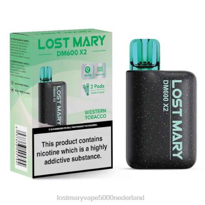 RV0V201 - LOST MARY vape review westerse tabak LOST MARY DM600 x2 wegwerpdamp