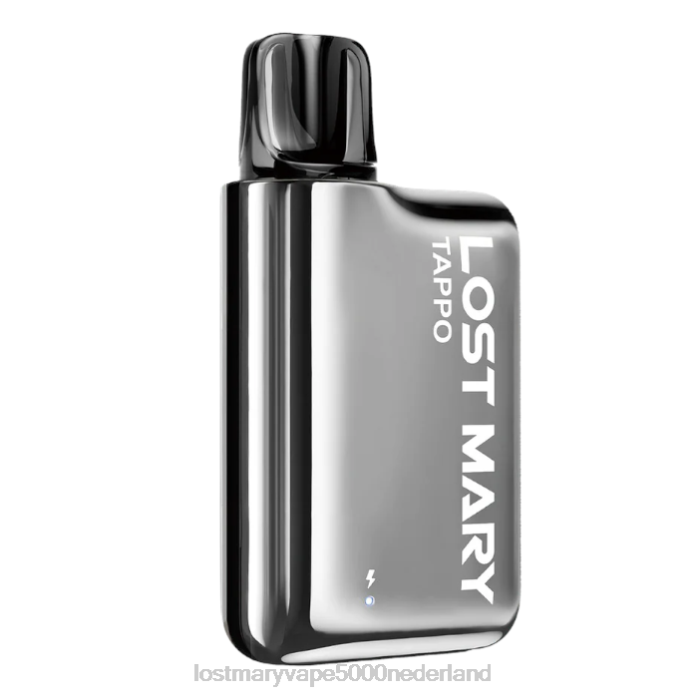 RV0V174 - LOST MARY vape kopen zilver roestvrij staal + aardbeienijs LOST MARY Tappo voorgevulde podkit - voorgevulde pod