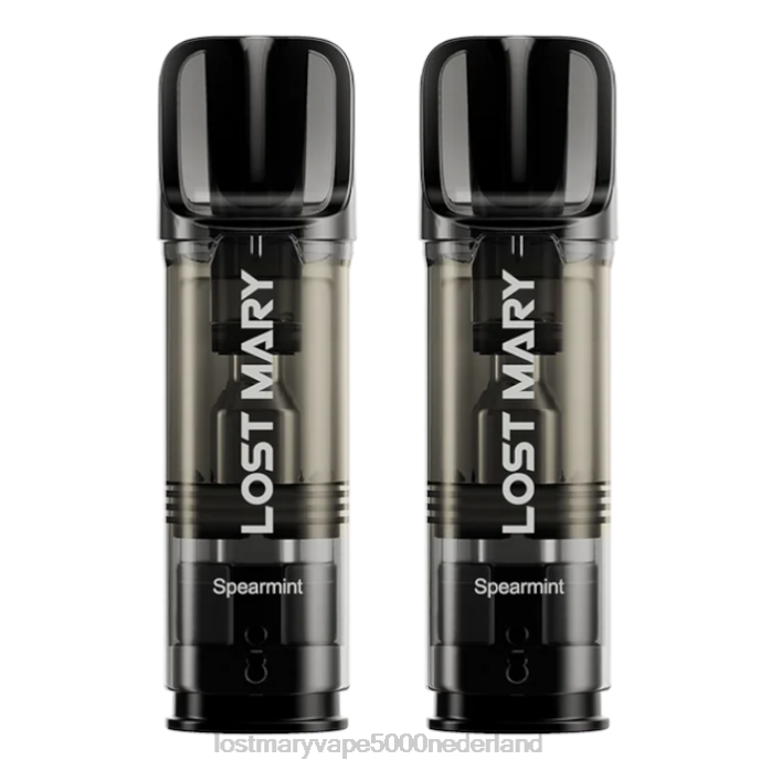 RV0V176 - LOST MARY vape bestellen groene munt LOST MARY Tappo voorgevulde peulen - 20 mg - 2 stuks