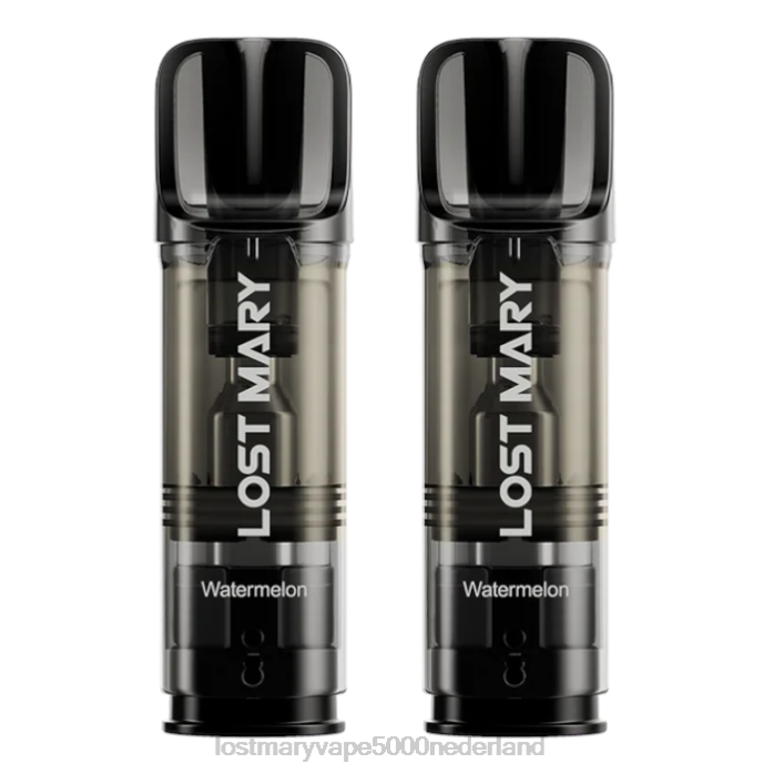 RV0V177 - LOST MARY vape 5000 Nederland watermeloen LOST MARY Tappo voorgevulde peulen - 20 mg - 2 stuks