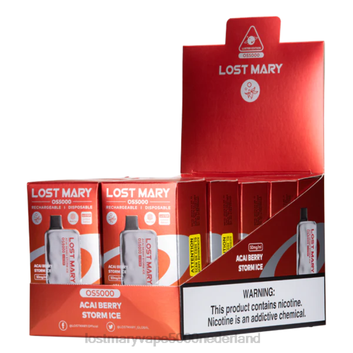 RV0V1 - LOST MARY vape review acaibes stormijs LOST MARY OS5000 glans
