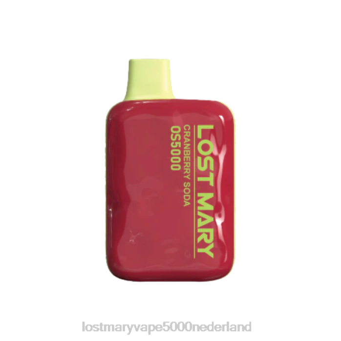 RV0V27 - LOST MARY vape 5000 Nederland cranberry frisdrank LOST MARY OS5000