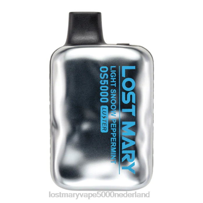 RV0V44 - LOST MARY vape kopen lichte sneeuwpepermunt LOST MARY OS5000 glans