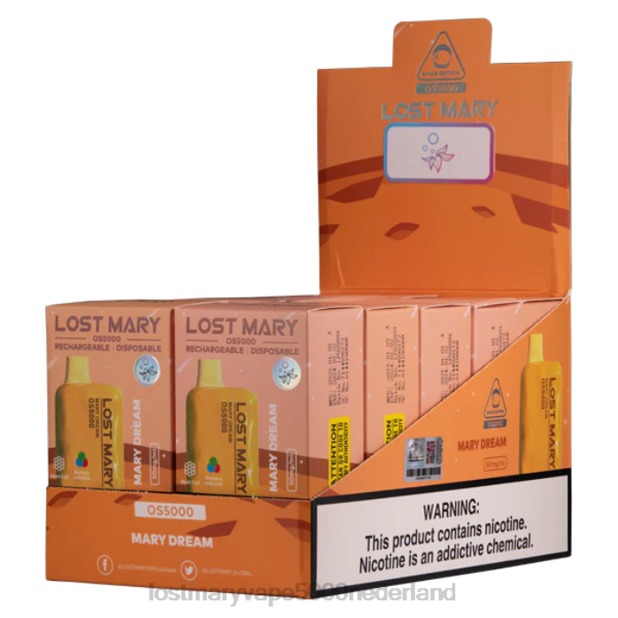 RV0V50 - LOST MARY vape Nederland kopen Maria droom LOST MARY OS5000