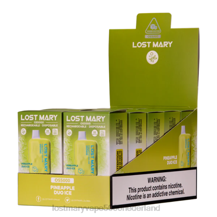 RV0V56 - LOST MARY vape bestellen ananas duo ijs LOST MARY OS5000