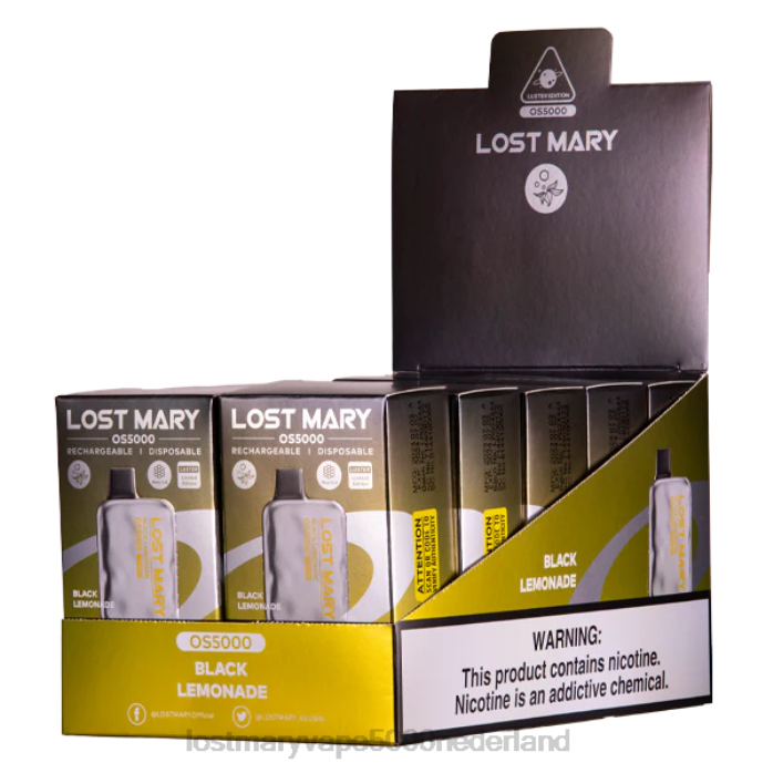 RV0V8 - LOST MARY kopen zwarte limonade LOST MARY OS5000 glans