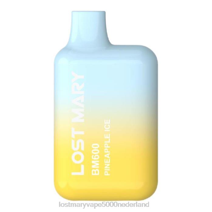 RV0V145 - LOST MARY vapes kopen ananas ijs LOST MARY BM600 wegwerp damp