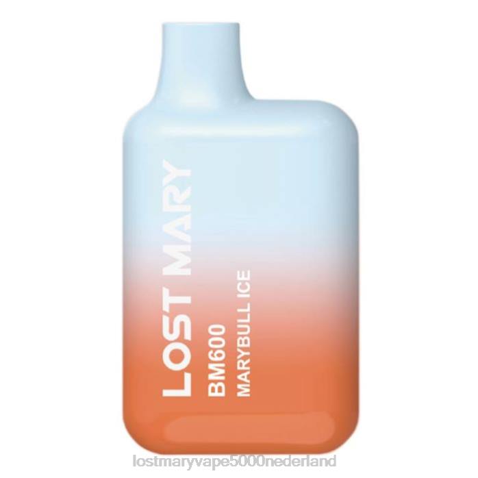 RV0V152 - LOST MARY vape Nederland marybull-ijs LOST MARY BM600 wegwerp damp