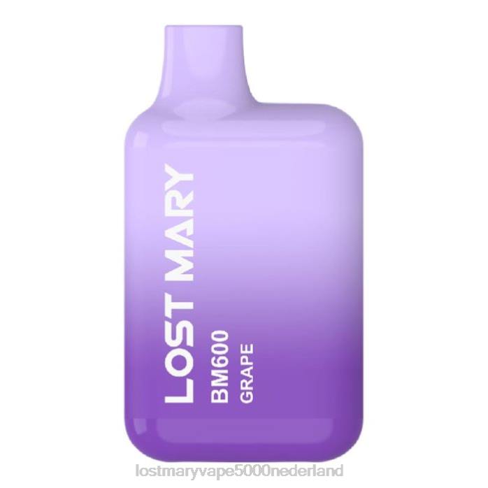 RV0V155 - LOST MARY vapes kopen druif LOST MARY BM600 wegwerp damp