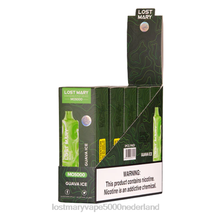 RV0V36 - LOST MARY vape bestellen guave-ijs LOST MARY MO5000