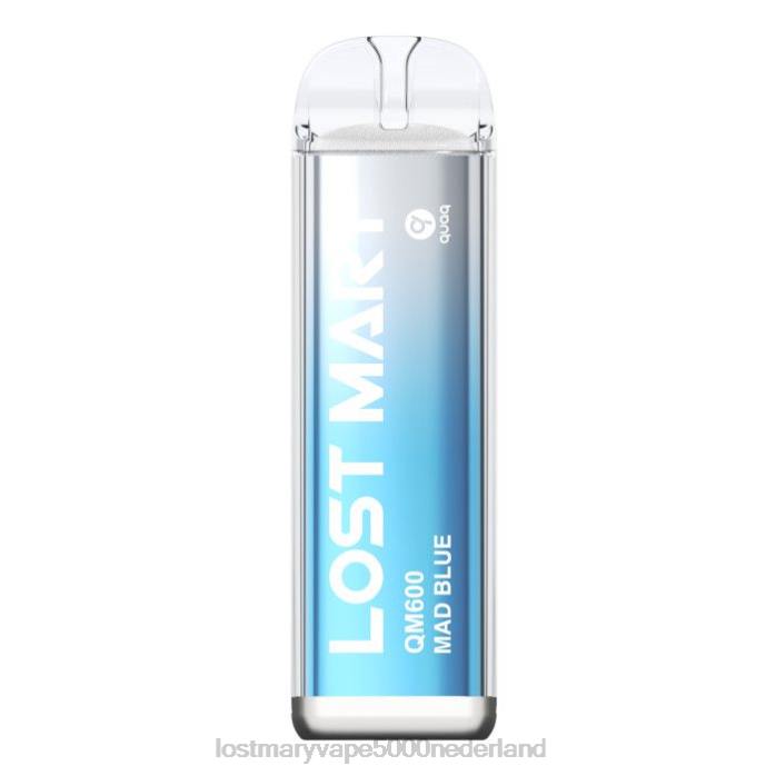 RV0V160 - LOST MARY vape Nederland kopen gek blauw LOST MARY QM600 wegwerp damp