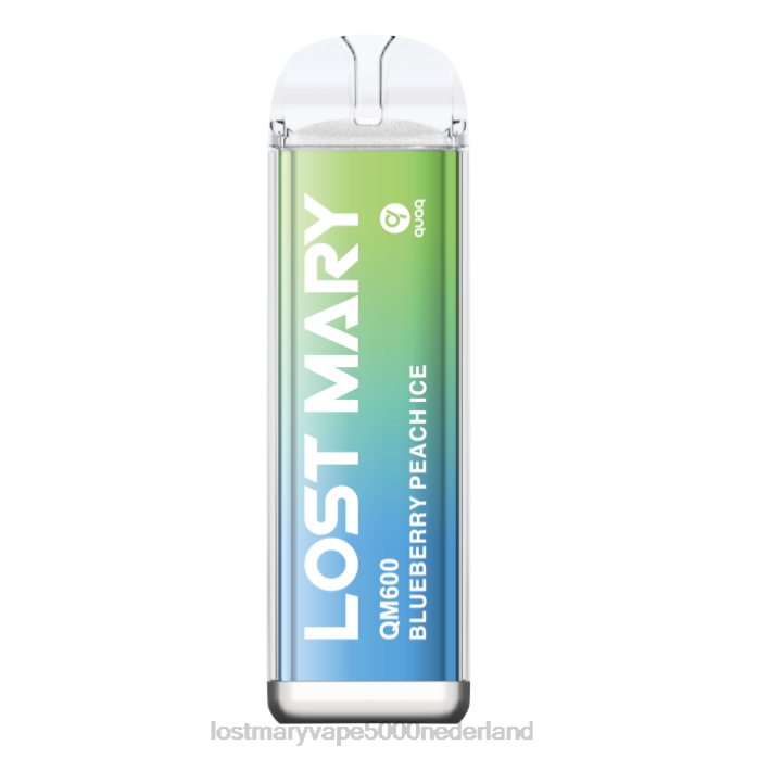 RV0V161 - LOST MARY vape review bosbessen-perzik-ijs LOST MARY QM600 wegwerp damp