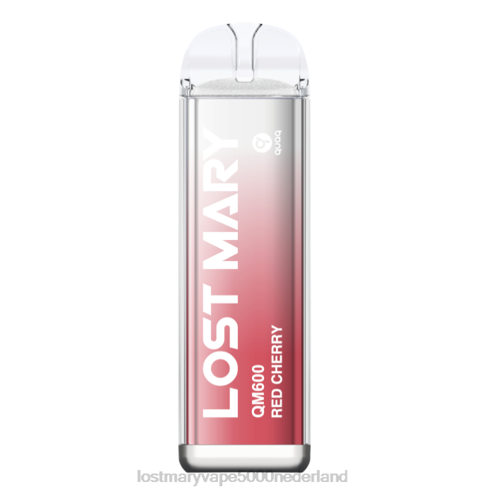 RV0V162 - LOST MARY vape Nederland rode kers LOST MARY QM600 wegwerp damp